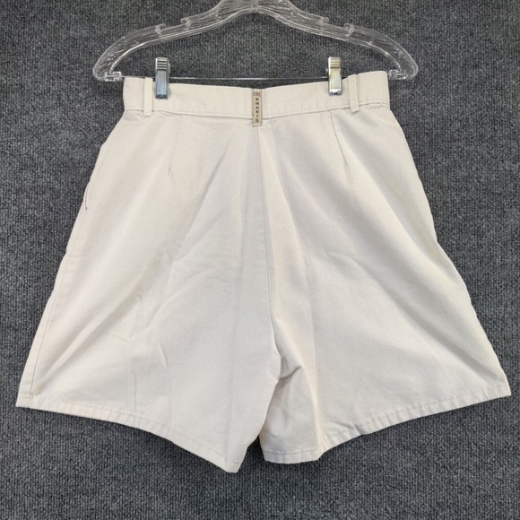Chic Women's Chino Shorts White Size 8 Slash Pockets Made in USA - Picture 2 of 12